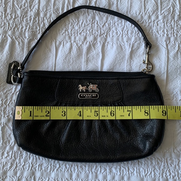 Coach Black Leather Wristlet - Picture 8 of 10